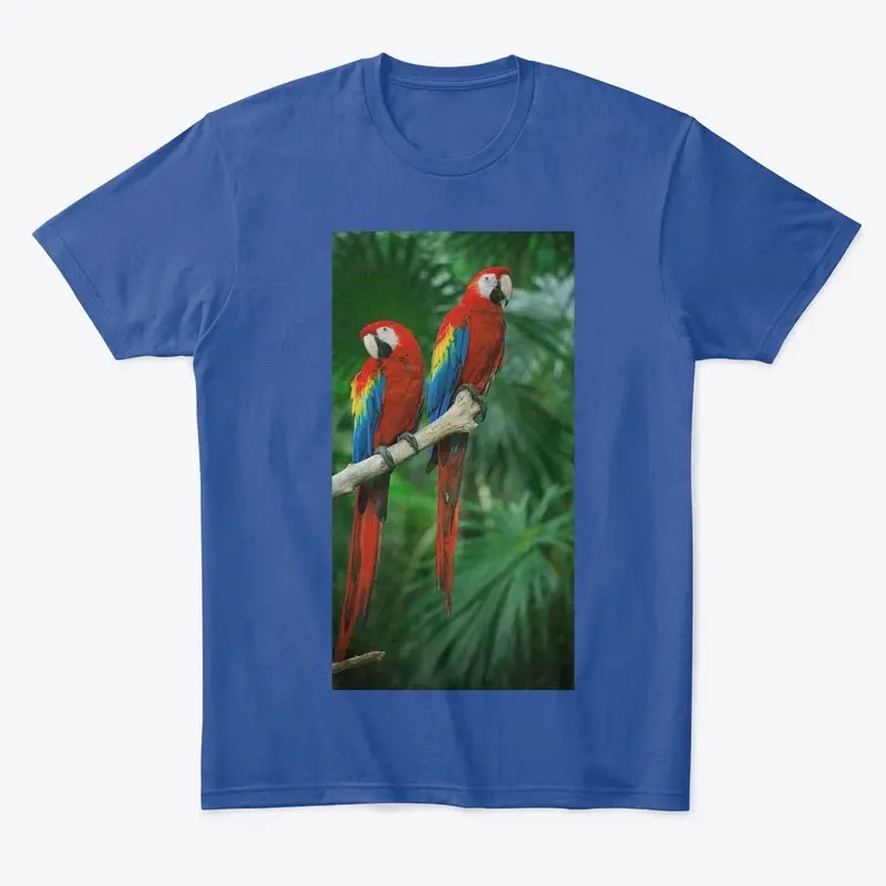 Red green tee shirt 